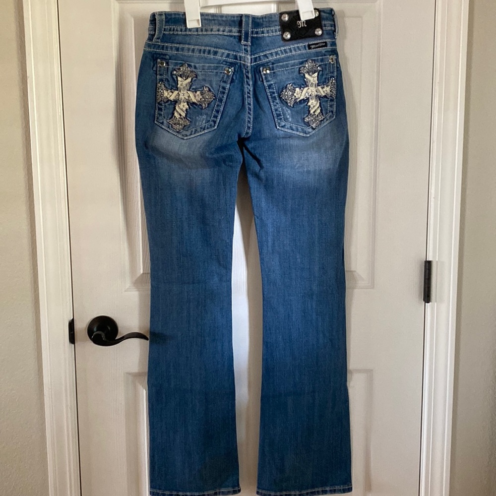 Women’s Miss Me cross bootcut pants jeans size 28